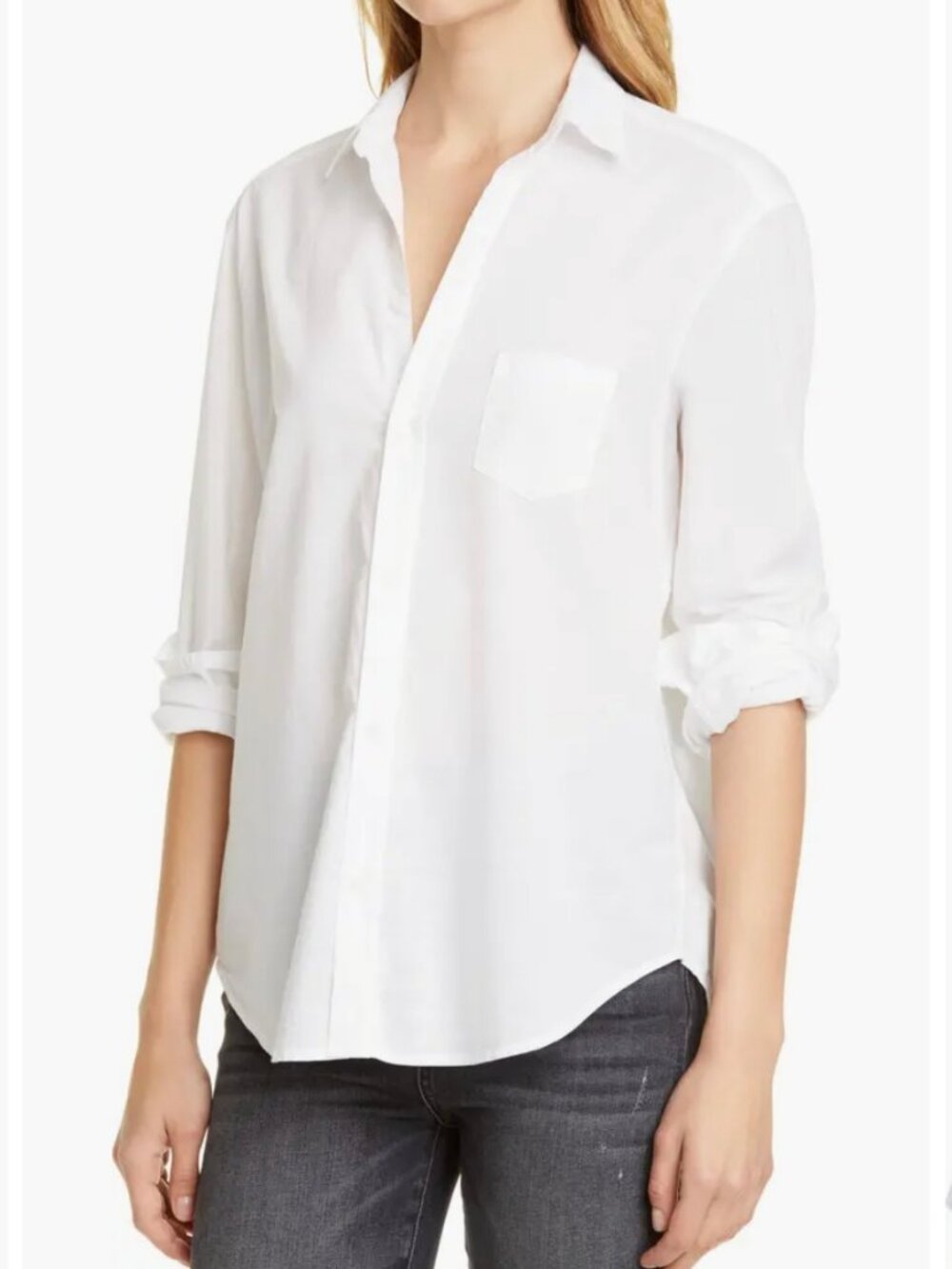 Frank & Eileen Relaxed Button-Up Shirt in Italian Cotton